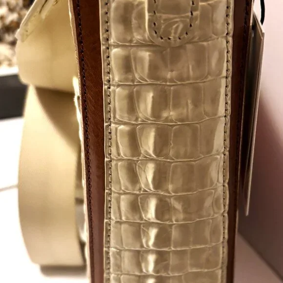 Brahmin x Coco Michele Small Leia - Ivory Chosen Crossbody - Picture 4 of 6